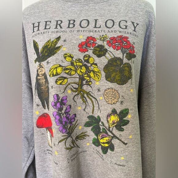 Harry Potter Magical Herobology 2XL Graphic Sweatshirt - Picture 2 of 7